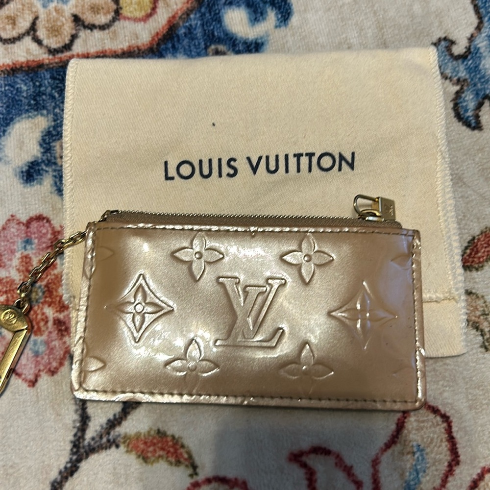Louis Vuitton coin purse keychain